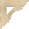 Ekena Millwork Merced Traditional Rough Sawn Bracket, Douglas Fir, 4"W x 18"D x 18"H BKT04X18X18MRC01RDF - alternate 3